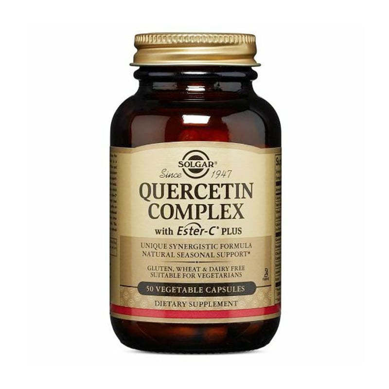 Комплекс із кверцетином Solgar Quercetin Complex with Ester-C Plus, 50 капсул