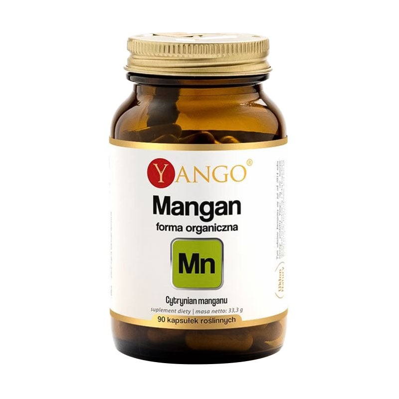 Мікроелемент Марганець Yango Manganese, 90 капсул