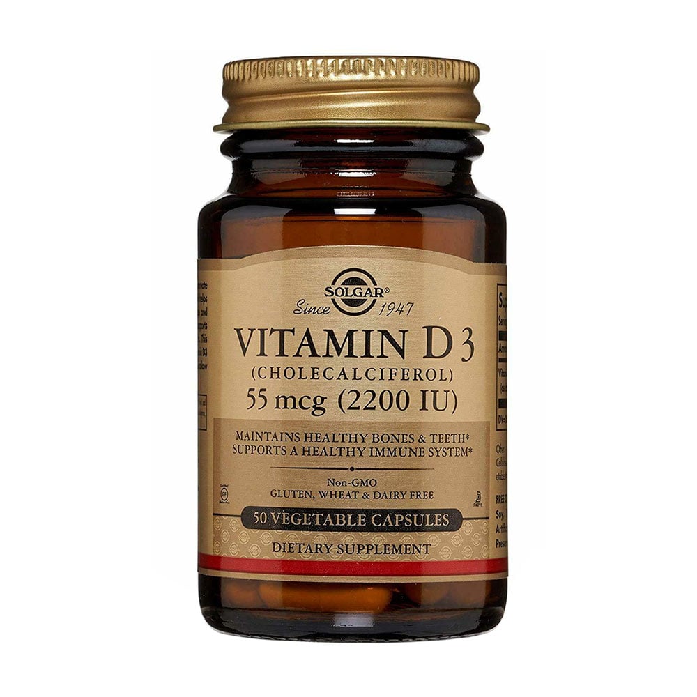 Вітамін Д3 Solgar Vitamin D3 2200 МО, 50 капсул